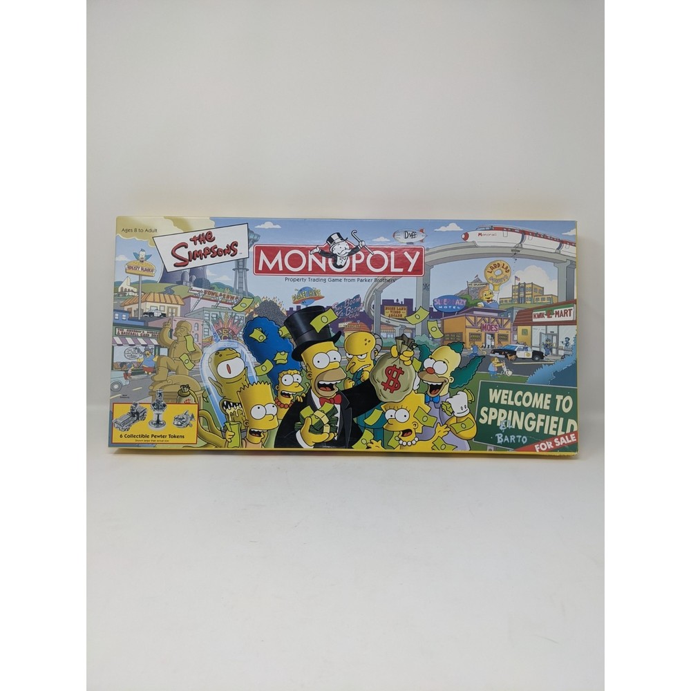 COPY - The Simpsons Monopoly board game. Used